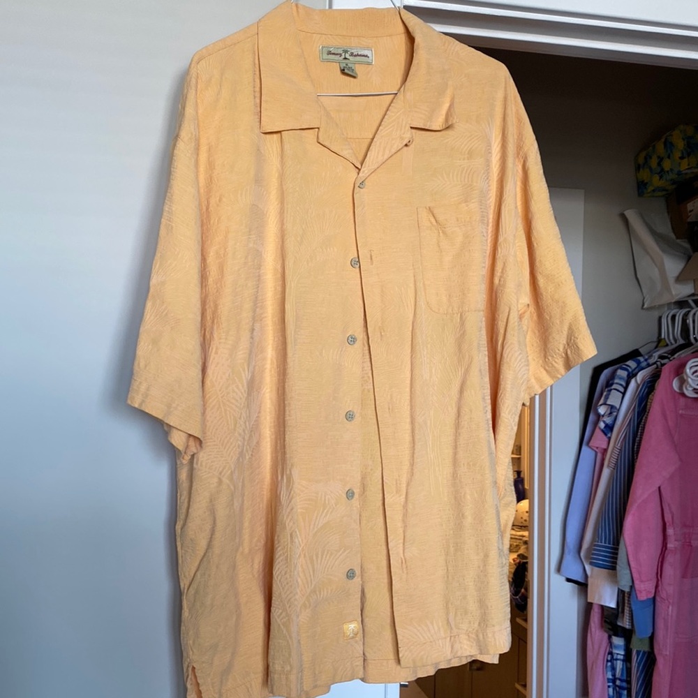 Orange Tommy Bahama shirt